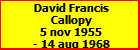 David Francis Callopy