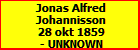 Jonas Alfred Johannisson
