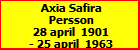 Axia Safira Persson