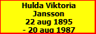 Hulda Viktoria Jansson