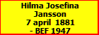 Hilma Josefina Jansson