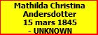 Mathilda Christina Andersdotter
