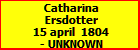 Catharina Ersdotter
