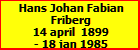 Hans Johan Fabian Friberg