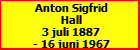 Anton Sigfrid Hall