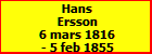 Hans Ersson