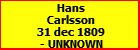 Hans Carlsson