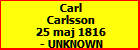Carl Carlsson