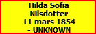 Hilda Sofia Nilsdotter