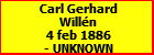 Carl Gerhard Willn