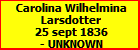 Carolina Wilhelmina Larsdotter