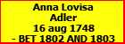 Anna Lovisa Adler