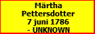 Mrtha Pettersdotter