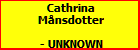 Cathrina Mnsdotter