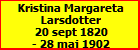Kristina Margareta Larsdotter