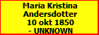 Maria Kristina Andersdotter