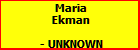 Maria Ekman