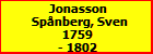 Jonasson Spnberg, Sven