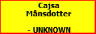 Cajsa Mnsdotter