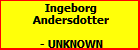 Ingeborg Andersdotter