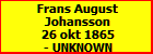 Frans August Johansson