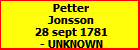 Petter Jonsson