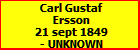 Carl Gustaf Ersson