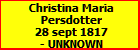 Christina Maria Persdotter