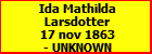 Ida Mathilda Larsdotter