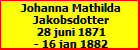 Johanna Mathilda Jakobsdotter