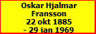 Oskar Hjalmar Fransson