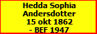 Hedda Sophia Andersdotter