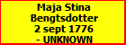 Maja Stina Bengtsdotter