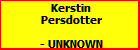 Kerstin Persdotter
