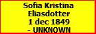 Sofia Kristina Eliasdotter