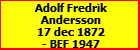Adolf Fredrik Andersson