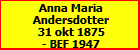 Anna Maria Andersdotter