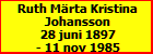Ruth Mrta Kristina Johansson