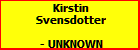 Kirstin Svensdotter