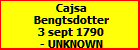 Cajsa Bengtsdotter