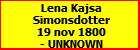 Lena Kajsa Simonsdotter
