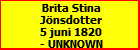 Brita Stina Jnsdotter