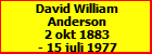 David William Anderson