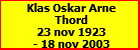 Klas Oskar Arne Thord