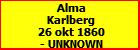Alma Karlberg