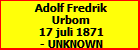 Adolf Fredrik Urbom
