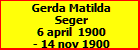 Gerda Matilda Seger