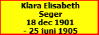 Klara Elisabeth Seger