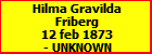 Hilma Gravilda Friberg