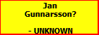Jan Gunnarsson?